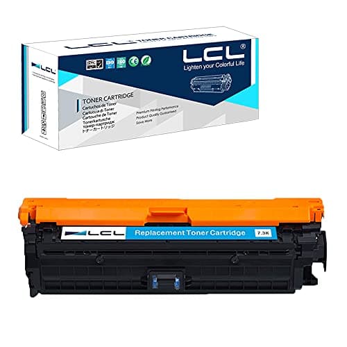 Image of LCL Remanufactured Toner Cartridge 307A CE741A (1 Cyan) Replacement for HP Color Laserjet CP5225 CP5225n CP5225dn