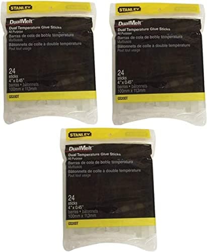 Image of Stanley 1-GS20DT Dual Temp Glue Stick, 100mm, 4", Pack of 6