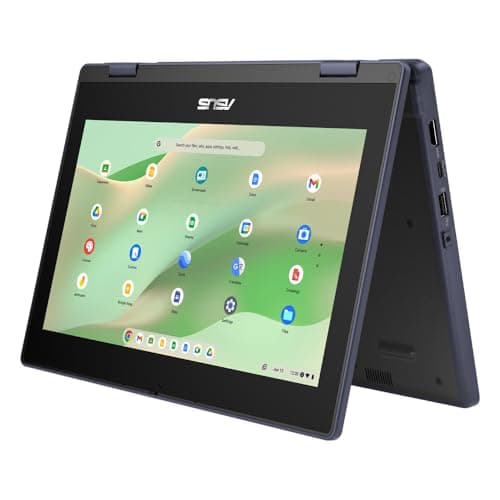 Image of ASUS Chromebook Flip 11 CZ1104FM2A 11.6" Touchscreen Chromebook Laptop (Mediatek MT8186G, 4GB RAM, 64GB eMMC Storage, 3 Year PUR Warranty, Chrome OS, Stylus Pen Included)