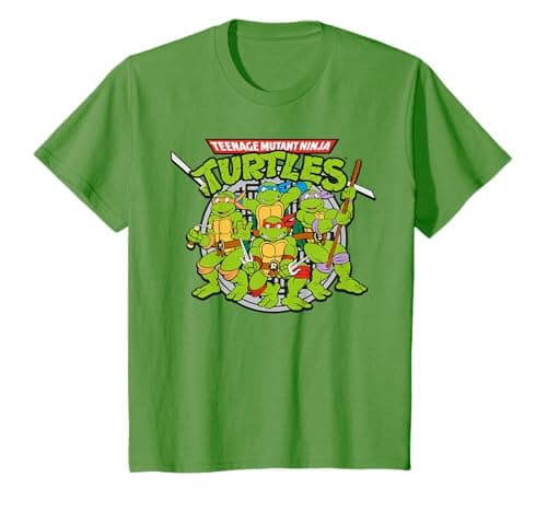 Image of TMNT Turtle Power Logo Teenage Mutant Ninja 80s Show Retro T-Shirt