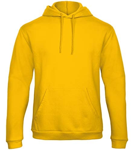 Image of B&C Unisex ID.203 50/50 Hooded Sweatshirt, Gold, M. WUI24