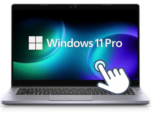 Image of Dell Latitude 5310 Touchscreen Professional Laptop, 13.3 Inches FHD (1920 x 1080), Intel Core i5-10310U, 8GB RAM, 256GB SSD, US QWERTY Keyboard, Windows 11 Pro (Refurbished)