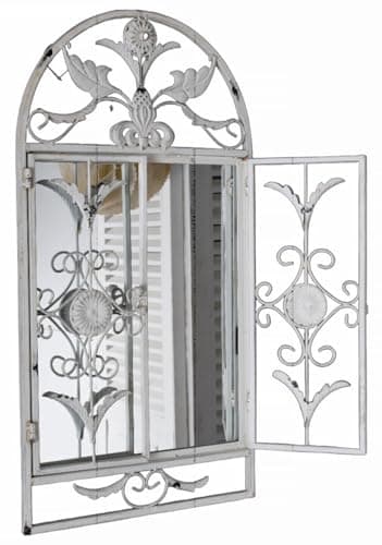 Image of Palazzo Aja337 Wall Mirror Window Mirror Country House Window Shutter Mirror 65 cm