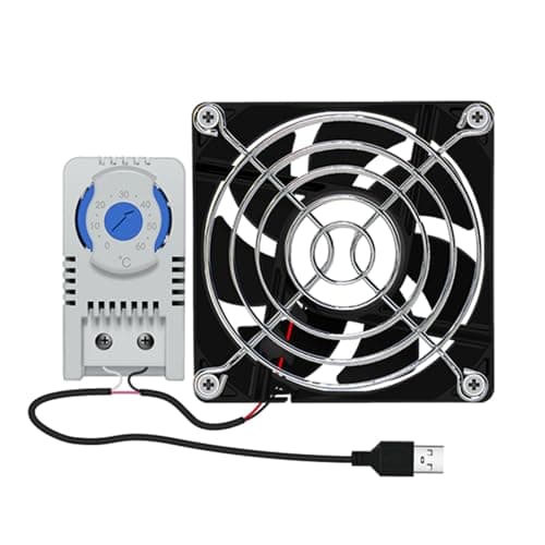 Image of Kingke USB Cabinet 80mm Fan Quiet Cooling Fan Systems With 0-60℃ Temperature Control For Home Theater Cabinets Computer