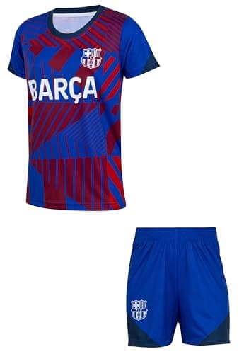 Image of Barcelona FC Barcelona Official Collection Football Jersey Set for Children 12 Years