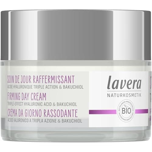 Image of lavera Firming Day Cream - Anti-Wrinkle, Hyaluronic Acid and Bakuchiol - Reduces Wrinkles, Moisturizes, Natural Lifting - Vegan, Organic (1 x 50ml)
