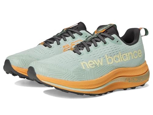 Image of New Balance Women's FuelCell Supercomp Trail V1 Running Shoe, Clay Ash/Dried Apricot/Dark Juniper, 8