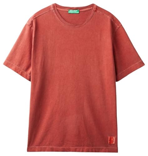 Image of United Colors of Benetton Men's T-Shirt, red, XS
