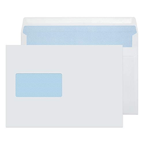 Image of Blake Purely Everyday C5 162 x 229 mm 100 gsm Wallet Self Seal Window Envelopes (22708) White - Pack of 500