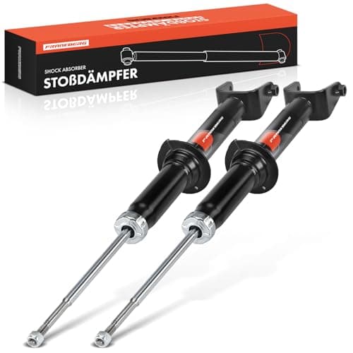 Image of Frankberg 2x Shock Absorber Strut Rear Left Right 612mm Gas pressure Compatible with A4 Avant 8K5 A4 8K2 A5 8T3 Replace# 341179, G55805