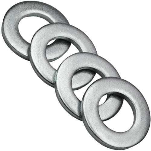 Image of Form A M14-14mm Washers Zinc Steel (Pack of: 50) Metal Washer DIN 125 Durable Connection Enhancement for Nuts and Bolts