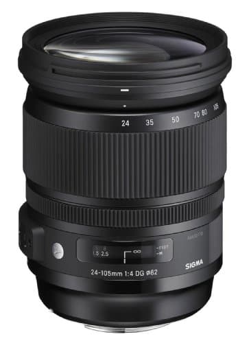 Image of Sigma 24-105 mm F4 DG OS HSM Standard SLR Lens Lens Filters for SLR Camera (19/14 Standard Lens, 0.45 m, FR, Canon, Nikon, Sigma, Sony)
