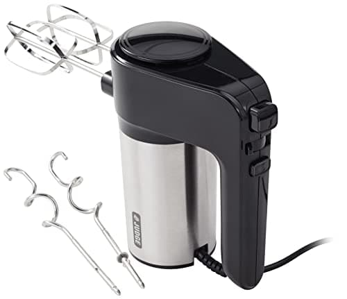 Image of Judge JEA98 Electric Hand Mixer with Whisks and Dough Hooks, 400W, 5-Speed Hand Mixer with Turbo Function – 2 Year Guarantee