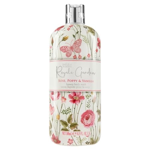 Image of Baylis & Harding Royale Garden Rose Poppy & Vanilla Body Wash 500ml