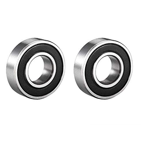 Image of 2 Pack Deep Groove Ball Bearing Double Side Rubber Sealed Deep Groove Ball Bearings 6mm x 17mm x 6mm