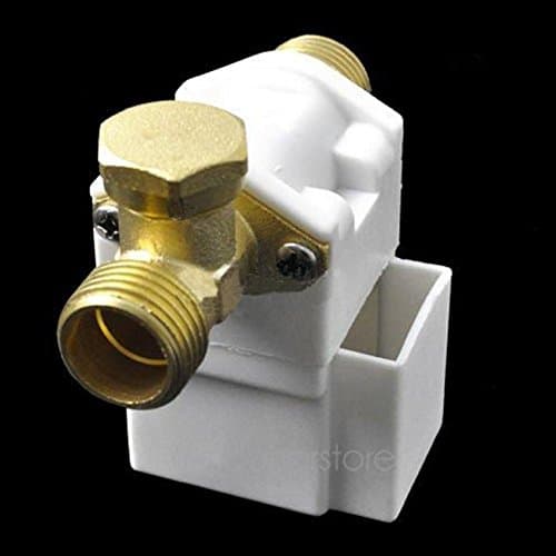 Image of Electric Solenoid Valve for Water Air N/C 12V DC 1/2"
