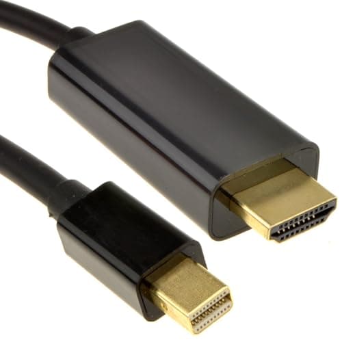 Image of kenable Mini DisplayPort to HDMI Cable for Mac to TV Video & Audio 2m Black
