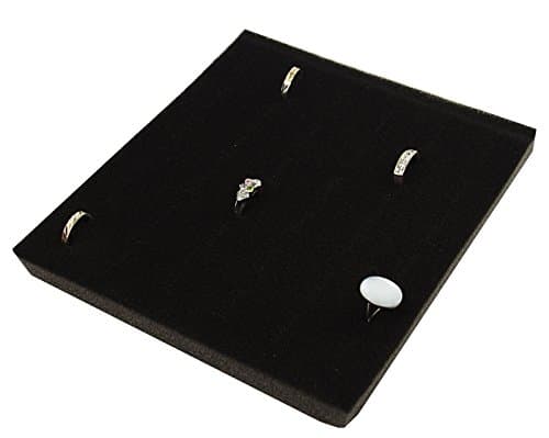 Image of Ring Pad Tray/Box Insert for 36 Rings - half size (pad Only)