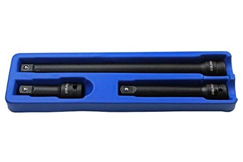 Image of US PRO 3PC 1/2" DR Impact Extension Bar Set 75, 125, 250mm 2086