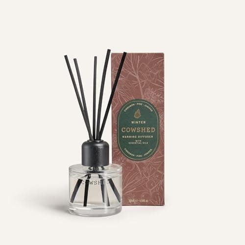 Image of Cowshed Winter Warming Diffuser - 100ml Luxury Essential Oils for Home | Diffuser Sticks