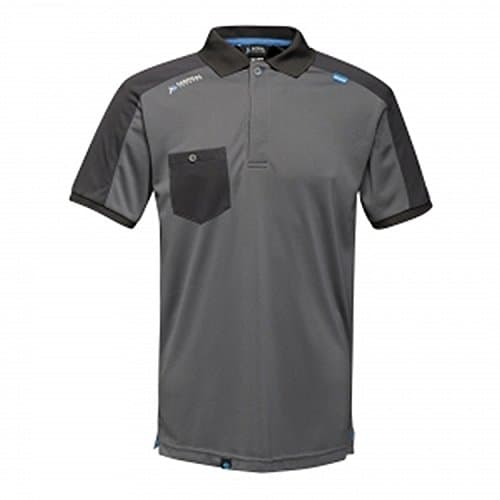 Image of Regatta TRS167LA038 Offensive Wicking Polo, Size Large, Seal Grey