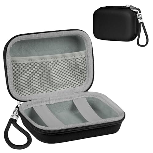 Image of Ainiv Digital Camera Case, Compact Camera Pouch for Sony ZV-1/for Ricoh GR/for Casio zr1000/for Canon G7/SX720/for Panasonic ZS110, Travel Cameras Storage Holder for Accessories SD Card (Black)