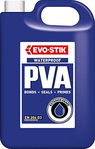 Image of 2 x 5 Litre Evo-Stik Waterproof PVA building glue primer sealer admixture 5L polyjerry jerry can