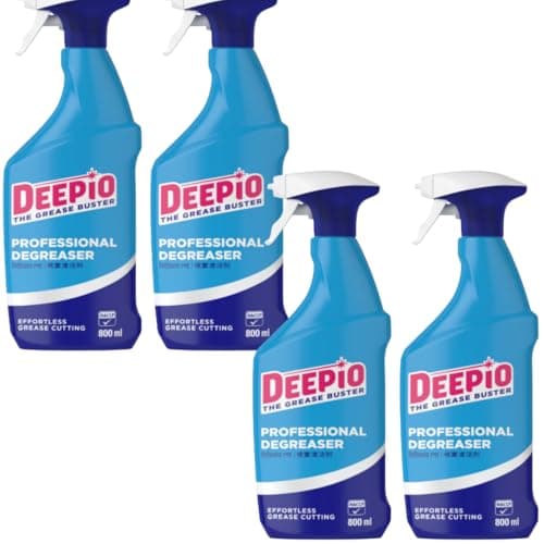 Image of 4X Professional Degreaser Spray 800ml Powerful Grease & Oil Remover for Kitchen Equipment, Ovens, Hobs, Grills & Surfaces Food Contact Safe Bleach & Fragrance Free Commercial Grade Cleaner