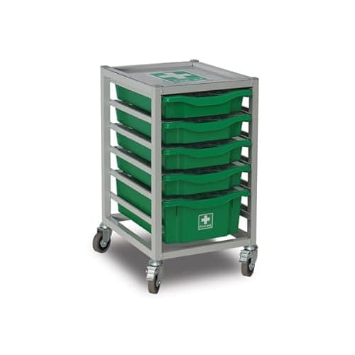 Image of First Aid Trolley Metal Storage Unit