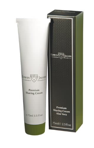 Image of Edwin Jagger 99.9% Natural Shaving Cream (aloe Vera) In 75ml Tube Scavt