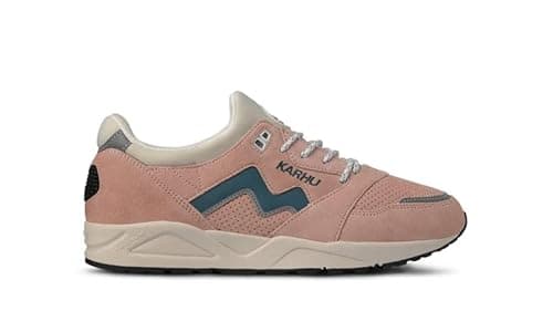Image of Karhu Aria 95, Cameo Rose/Blue Mirage (Cameo Rose/Blue Mirage, UK Footwear Size System, Adult, Men, Numeric, Medium, 10.5)