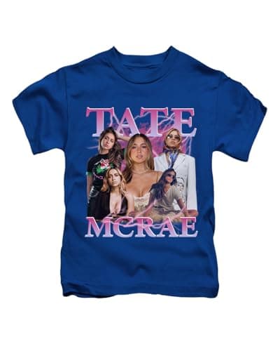 Image of New Spirit Original Tate McRae Tee T-Shirt Funny Unisex T Shirt Top Royal Blue