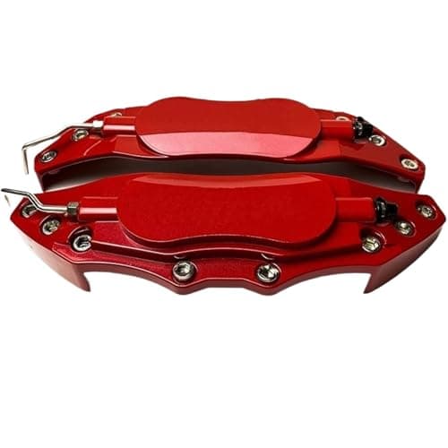Image of Caliper Covers 2Pcs S/M/L Metal Car 3D Disc Brake Caliper Covers Fit For BMW M 3 5 6 Z SE E46 E39 E36 E34 X1 X3 X5 X6(2Pcs S size Red)