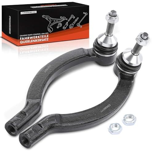 Image of Frankberg 2x Tie Rod End Front Left Right Compatible with S60 I 384 2.0L-2.5L 2000-2010 S80 I TS XY 2.5L-2.9L 2000-2006 S80 I 184 2.5L-2.9L 2000-2006 Replace# 30761718