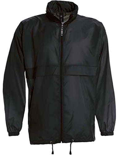 Image of B&C Sirocco Men's Lightweight Jacket - Black - XL