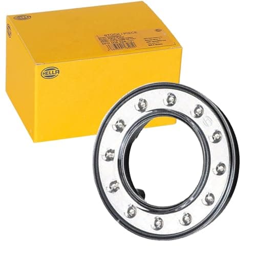 Image of HELLA 2SA 008 405-011 Tail Light - LED - 24V - Fitting - Lens Colour: Crystal clear - Plug: open cable ends - left/right - Quantity: 1