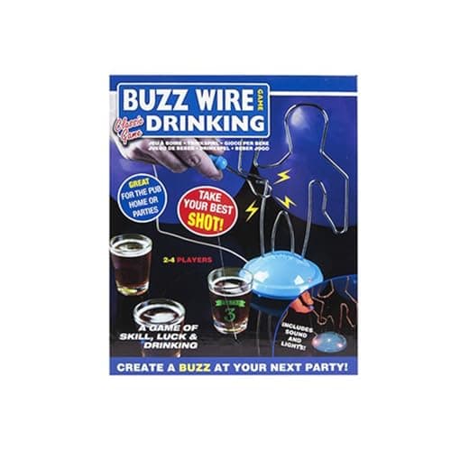 Image of Exciting Buzz Wire Drinking Game - (1 Pc.) - Hilarious & Unforgettable Party Fun - Perfect For Social Gatherings