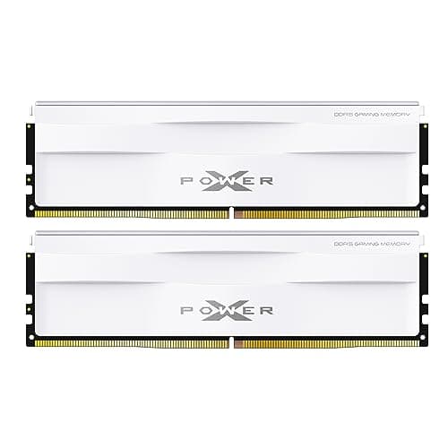 Image of Silicon Power DDR5 32GB (2x16GB) 6000MT/s (PC5-48000) 288-pin CL30 1.35V UDIMM Desktop Memory Module RAM SP032GXLWU60AFDG White