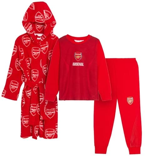 Image of Kids Arsenal FC 3 Piece Nightwear Set 5-6 Years