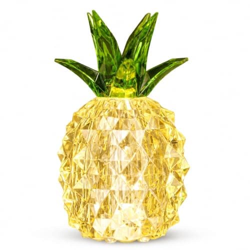Image of NOXINDA Pineapple Lamp Gifts for Women, LED Pineapple Light, Battery Operated Acrylic Pineapple Night Light for Room Decor, Birthday Gift, Home Decoration and Desk Decor