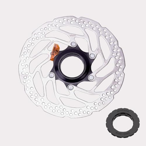 Image of Newgoal Shimano Center Lock Disc Brake Bike Rotor for Shimano RT30 160mm/180mm/Mountain Road Bike Center Lock Disc Brake Rotor (180MM)