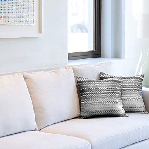 Image of Emma Barclay Venice Jacquard Cushion Cover in Silver - 17x17 (43x43cm)