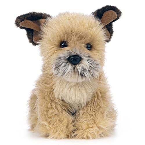 Image of Living Nature Border Terrier, Realistic Soft Cuddly Dog Toy, Naturli Eco-Friendly Plush, 22cm