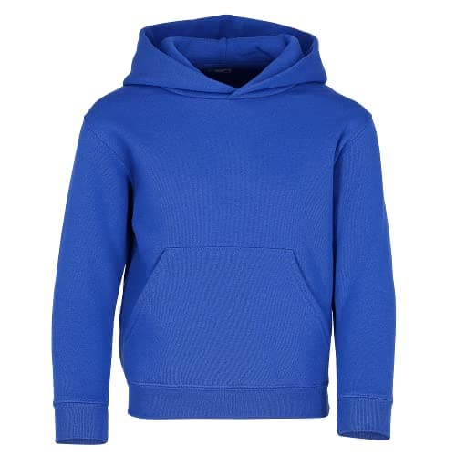 Image of Fruit of the Loom Unisex Kids Premium Hooded Sweat, Royal, 7-8 Years (Manufacturer Size:30)