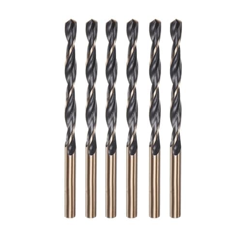 Image of Misuyue 6pcs Metal Drill Bits, 2mm/0.078" HSS Carbide Jobber Drill Bit Sets, Twist Drill Bit for Metal Stainless Steel Aluminum Alloy, Wood Drill Bits