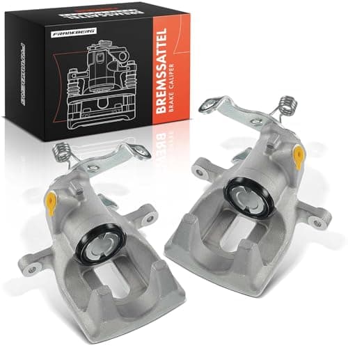 Image of Frankberg 2x Brake Caliper Disc Brake Rear Left Right Cast Aluminium Compatible with C4 II B7 DS4 DS4/DS4 Crossback 3008 MPV 0U 308 CC 4B 308 I 4A 4C RCZ Replace# 4401Q0