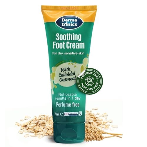Image of Dermatonics Soothing Foot Cream | Rapid Relief for Symptoms of Dermatitis | With Skin Calming Colloidal Oatmeal | Suitable for Diabetics | 70 ml