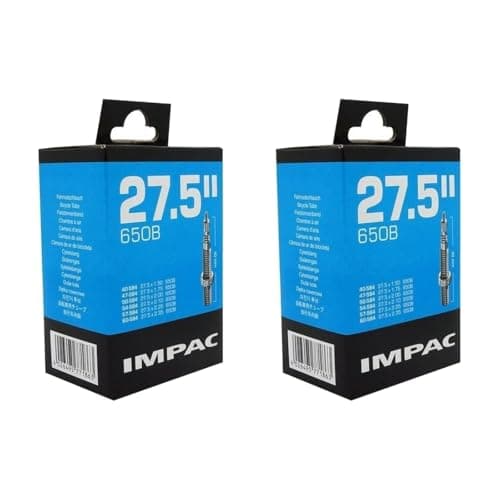 Image of Impac 2pk Cycle Tubes 27.5" (650b) Presta Valve 27.5 x 1.50-2.35/40-584 - 60-584 for Mountain bikes