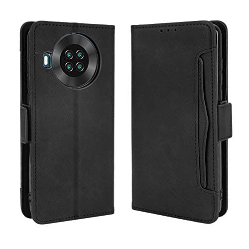 Image of Jiajihua Cover Compatible with Cubot Note 20 / Note 20 Pro [Dual Card Slot][Flip Stand][Phone Case][Magnetic Clasp] Wallet Black