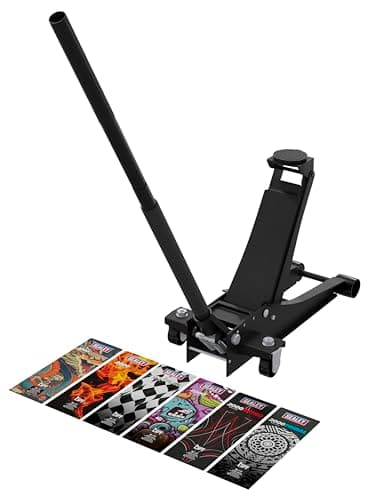 Image of Sealey Low Entry Custom Design Trolley Jack with Rocket Lift 2 Tonne - Black - 2000CB